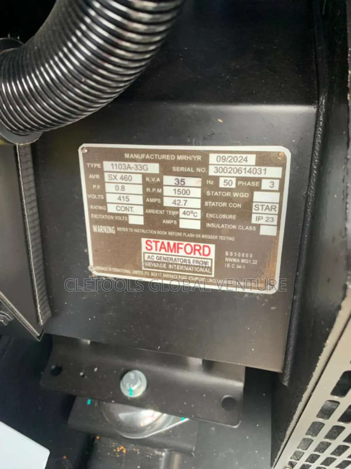 Perkins Soundproof Diesel Generator 40kva