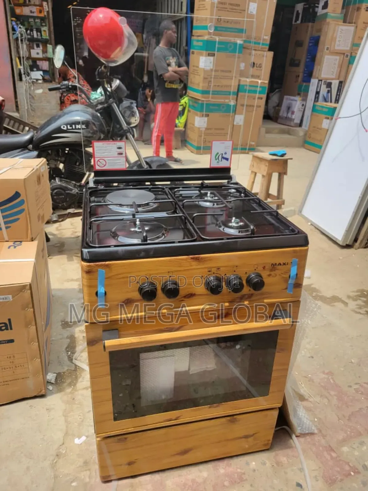 Maxi 3+1 Gas Cooker Furmica
