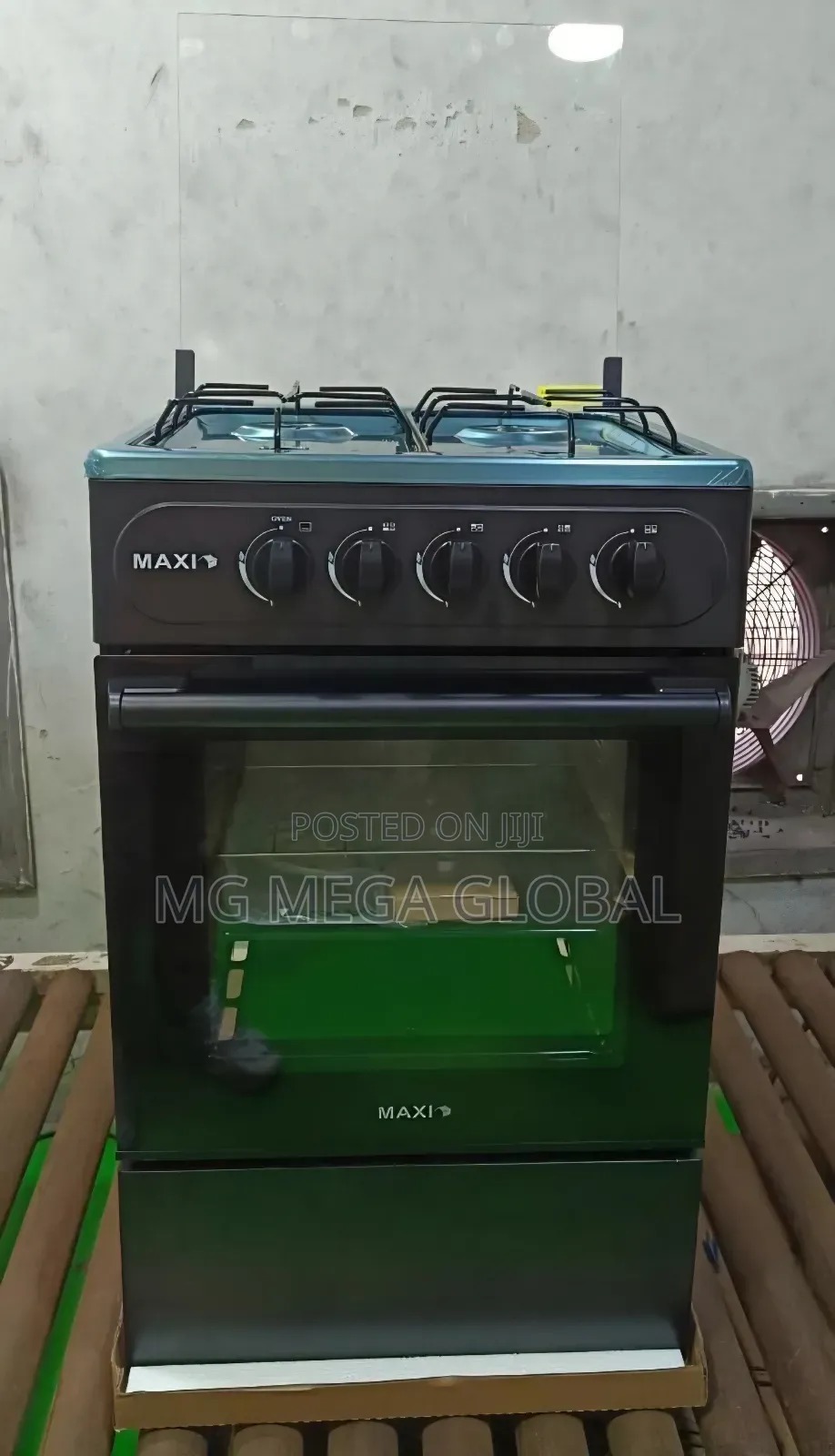 New Maxi 4 Burners Gas Oven and Grill