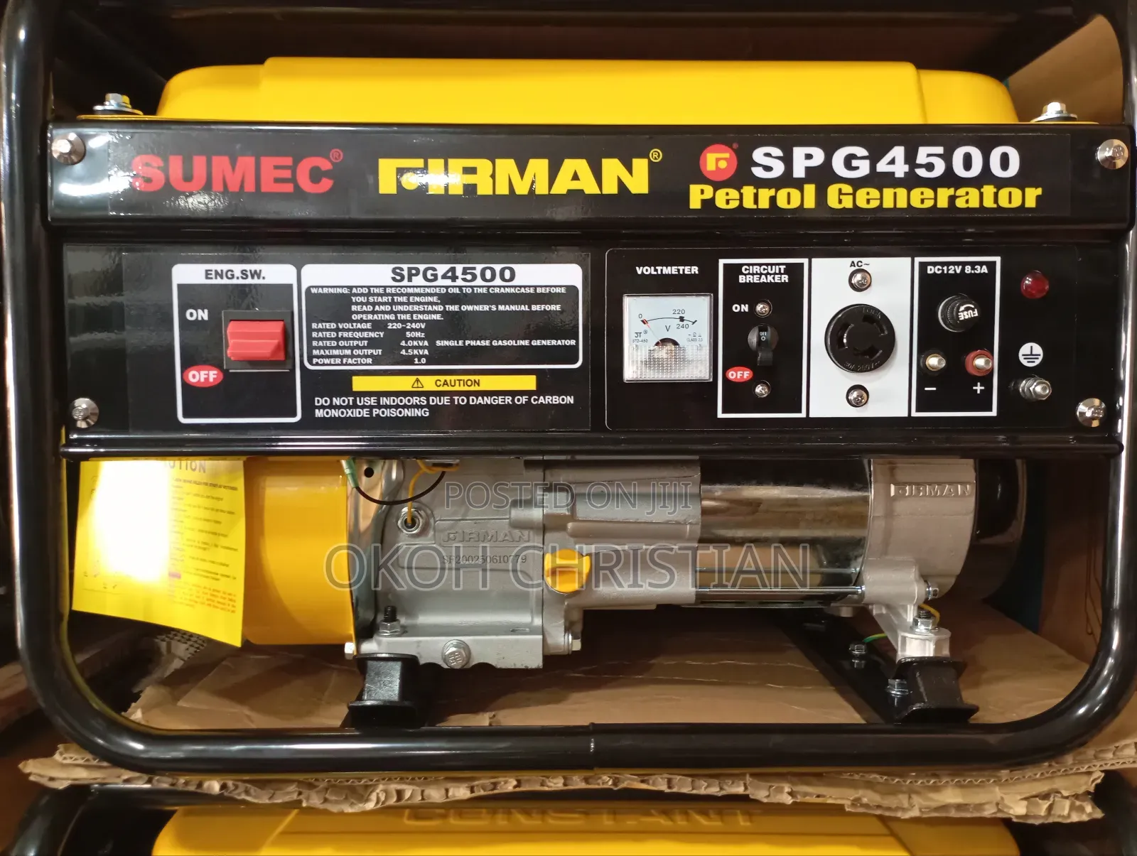 Sumce Firman Generator Spg4500