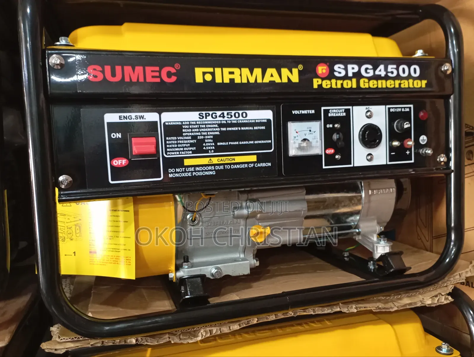 Sumce Firman Generator Spg4500