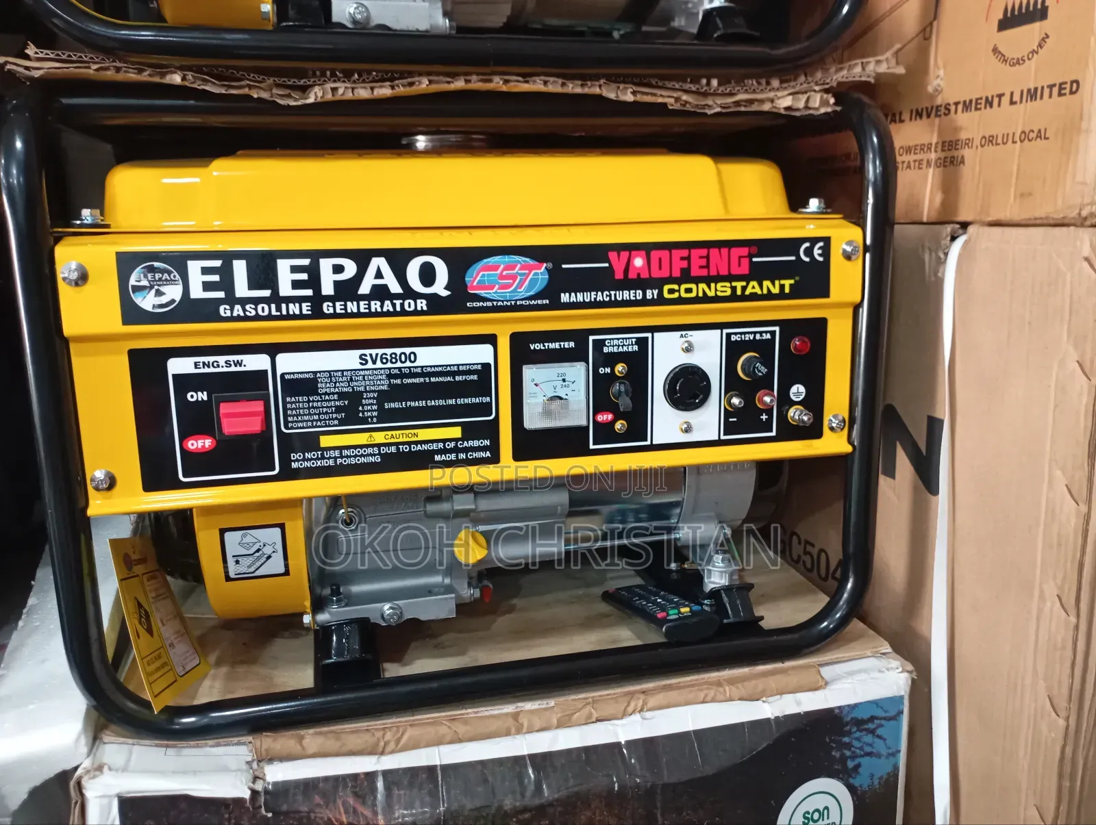 Elepaq Generator Sv6800