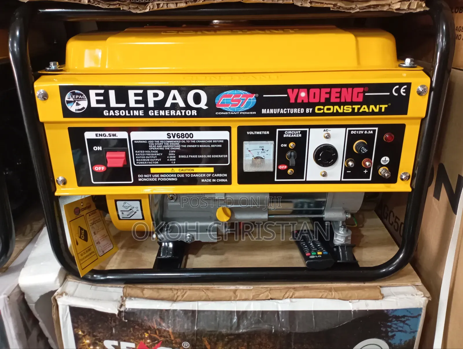 Elepaq Generator Sv6800