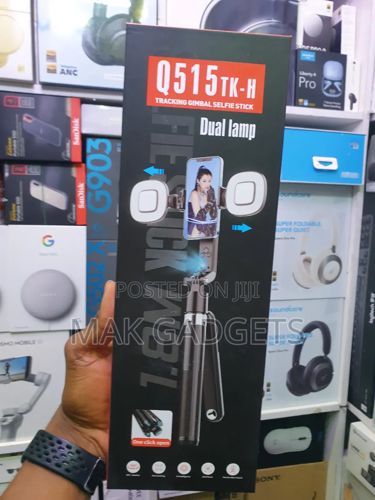 Q515tk-H Tracking Gimbal Selfie Stick