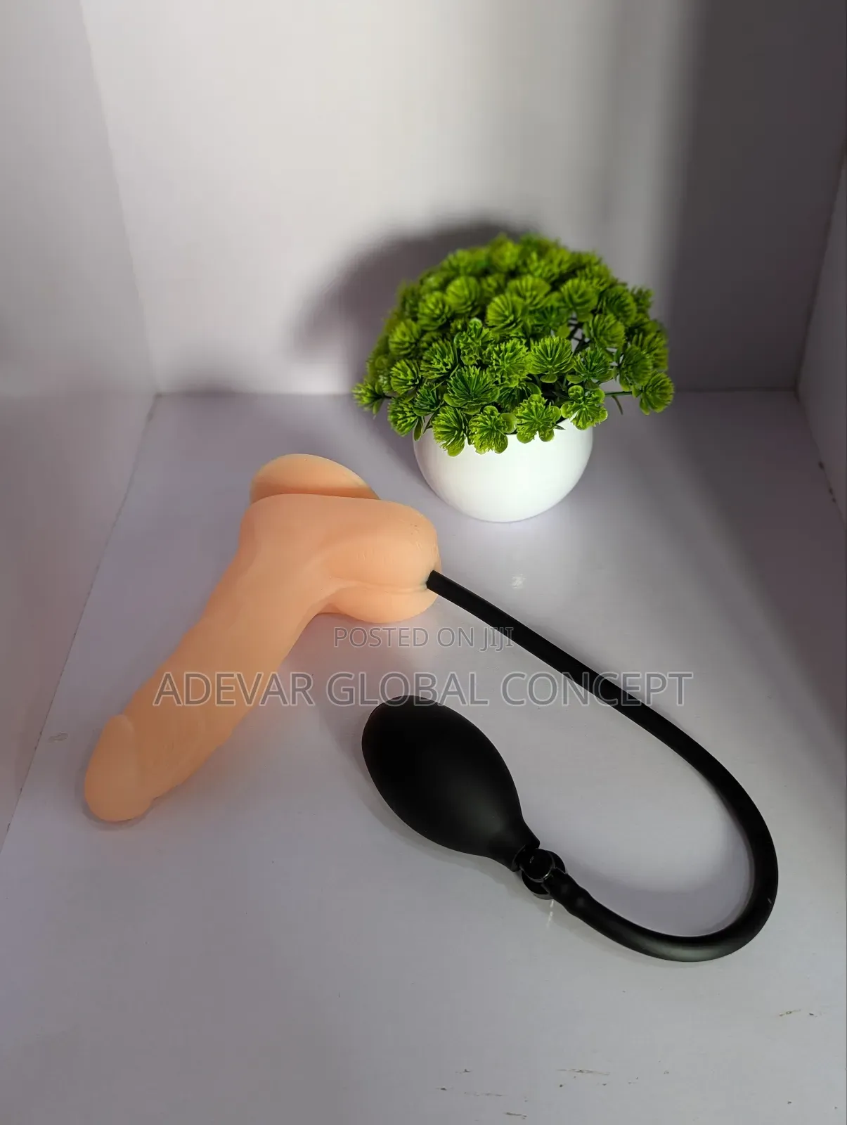 Soft Pump Inflatable Flesh Dildo Sex Toy for Women