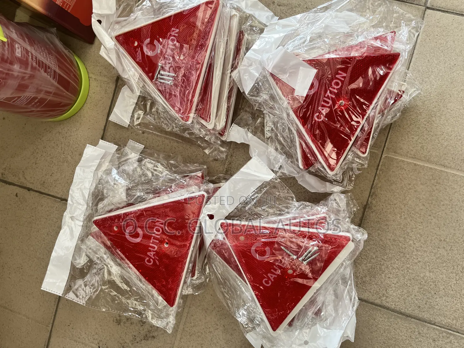 C- Caution For Vehicles For Booth