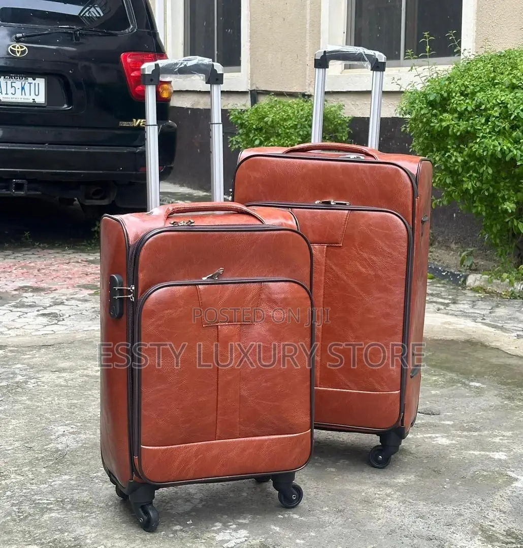 Pure Leather Travel Box . Set of Three