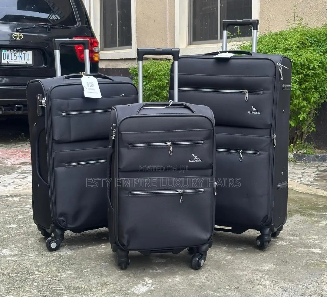 Pure Leather Travel Box . Set of Three
