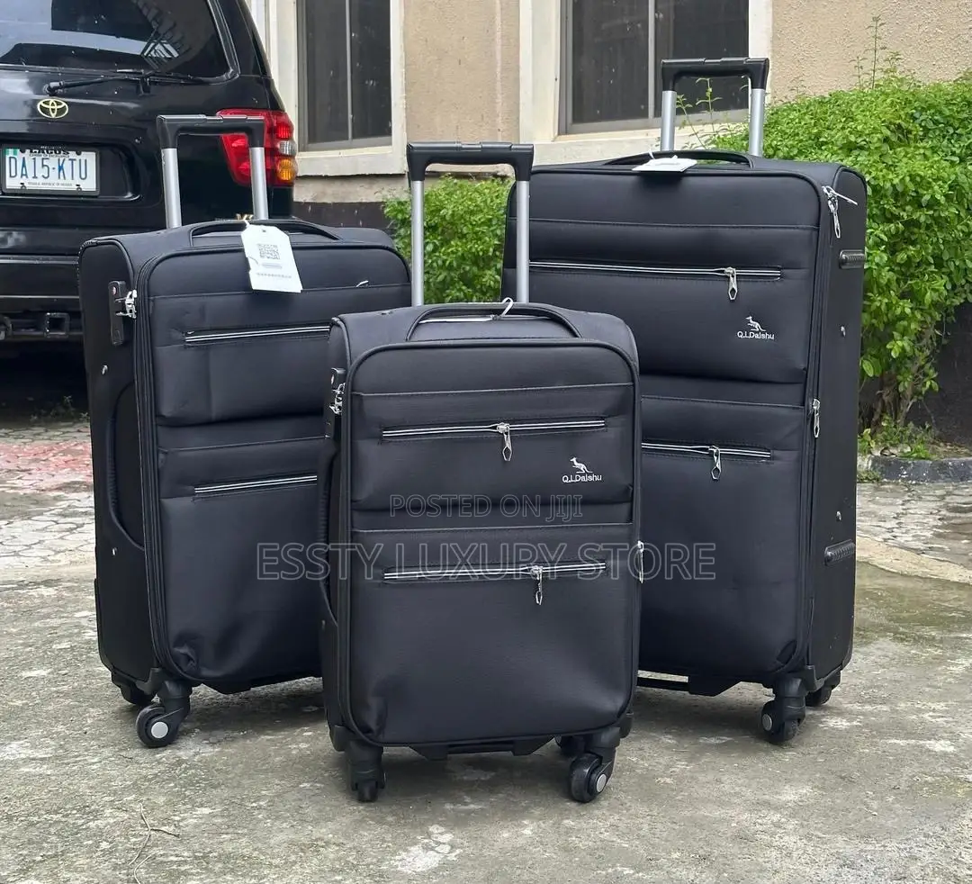 Pure Leather Travel Box . Set of Three