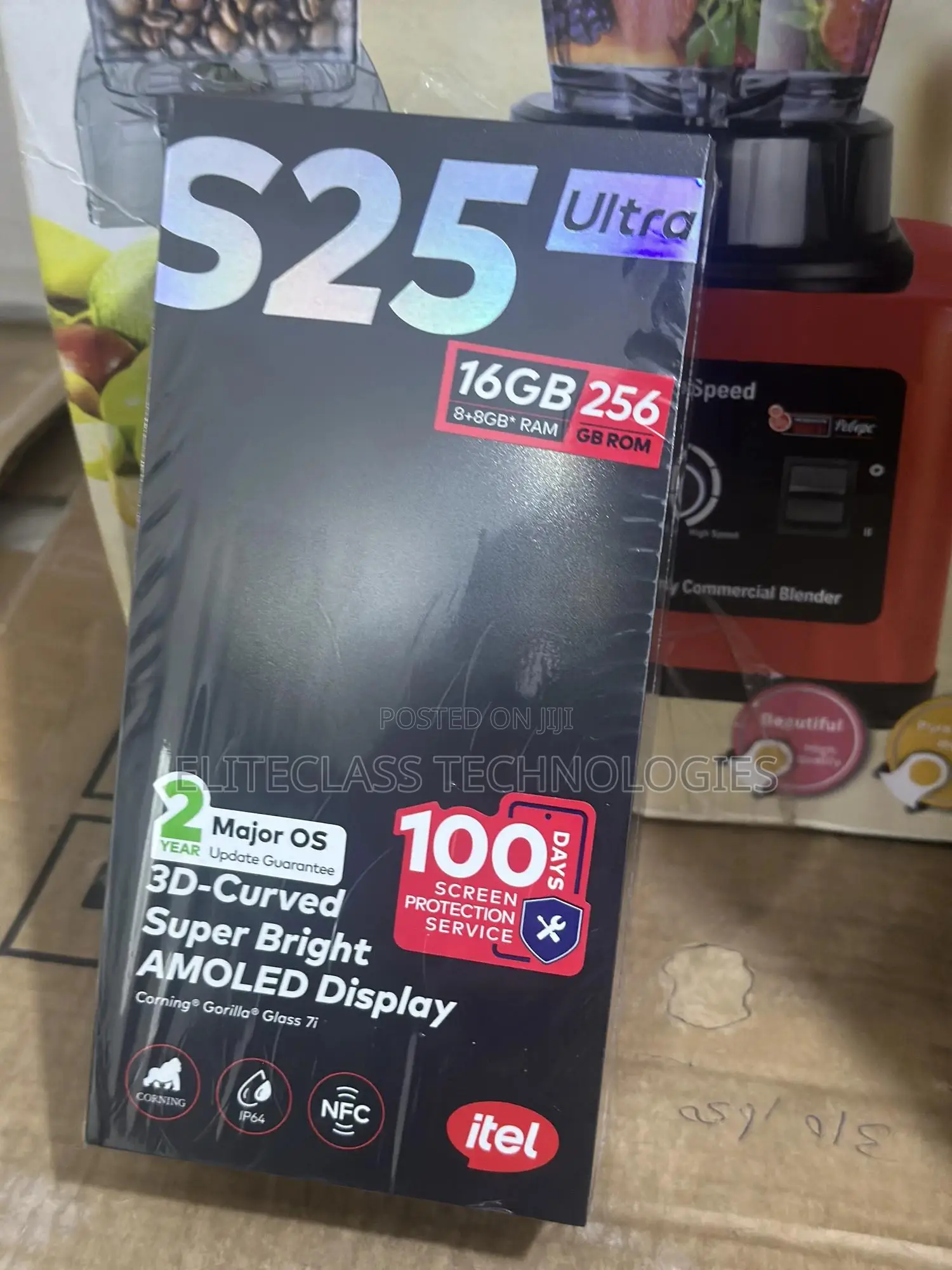 New Itel S25 Ultra 256 GB Black