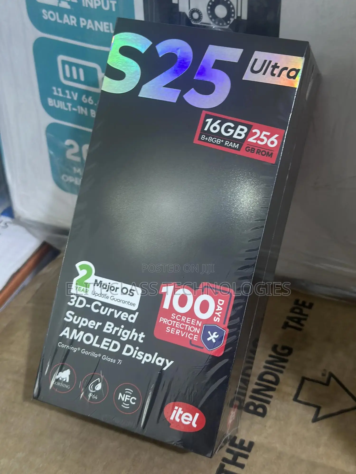 New Itel S25 Ultra 256 GB Black