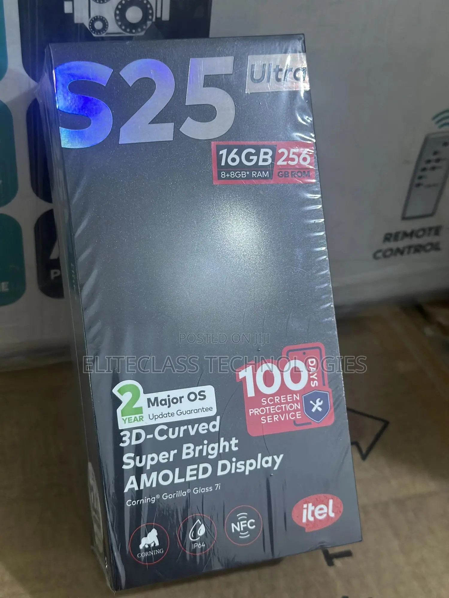 New Itel S25 Ultra 256 GB Black