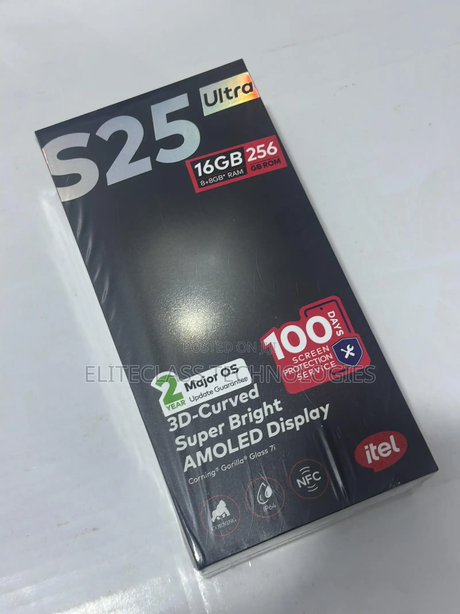 New Itel S25 Ultra 256 GB Black