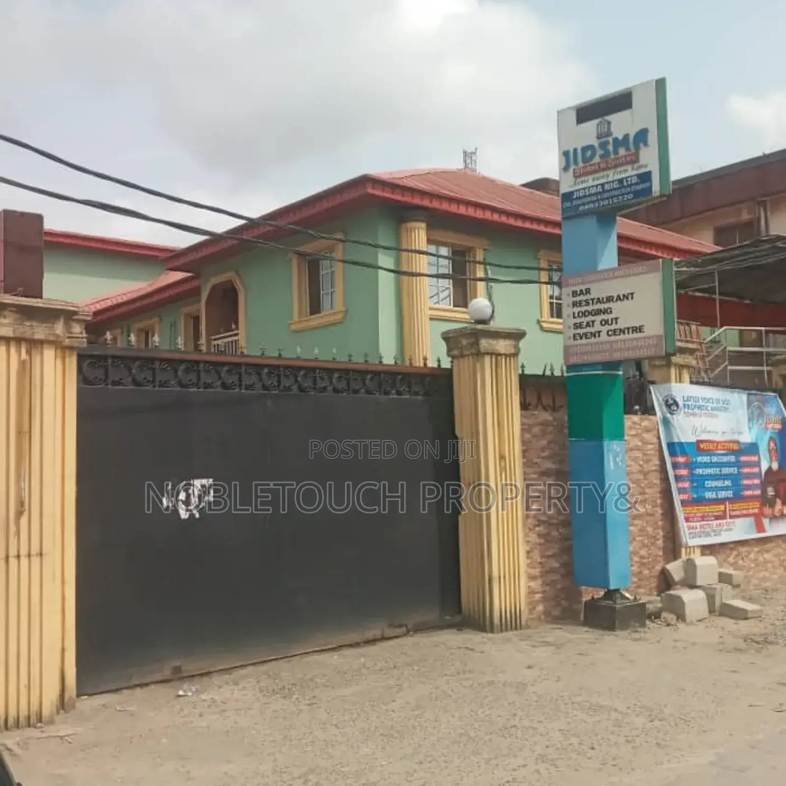 Functional 45rooms Hotel With Bar, in a Prime Location at Ago Okota