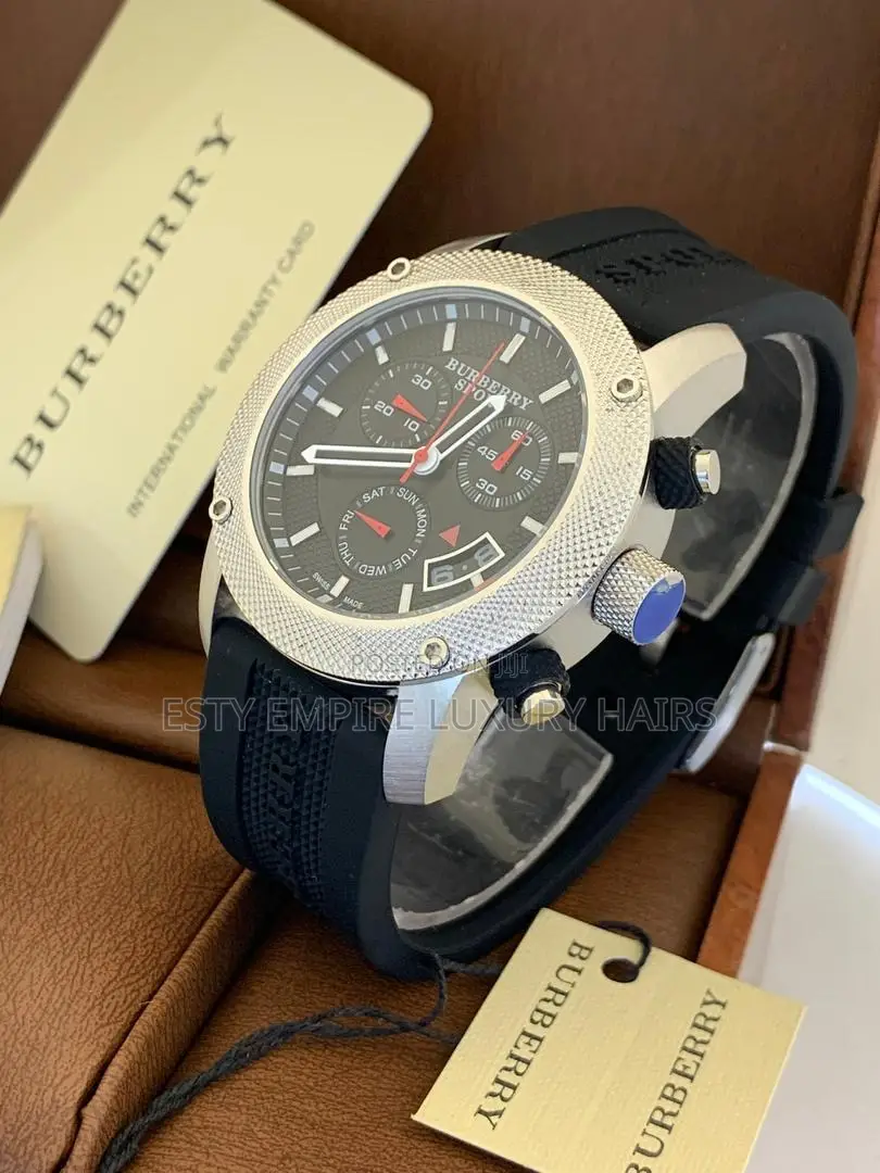 Burberry Sport Rubber Strap Wristwatch