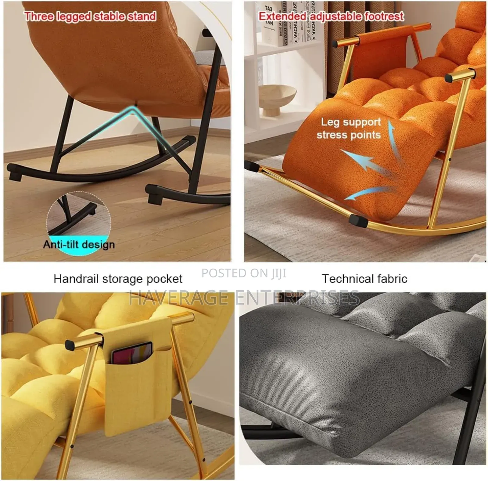 Indoor Rocking Chair Adult Recliner.