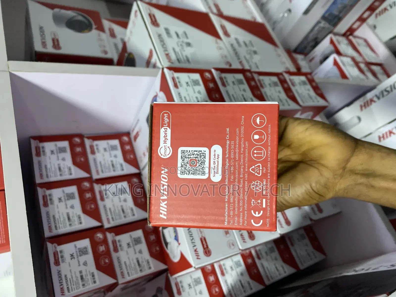 Hikvision Smart Hybrid Light 5mp Analog Camera Outdoords-2ce16kot-LPFS