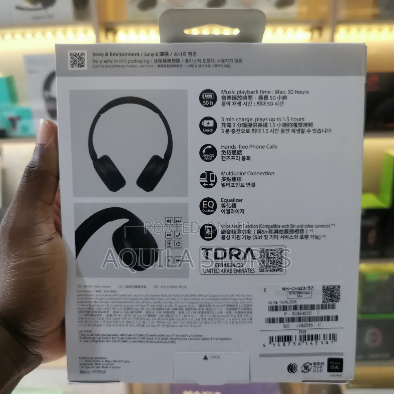 Sony Wh-ch520 Wireless On-ear Headphones
