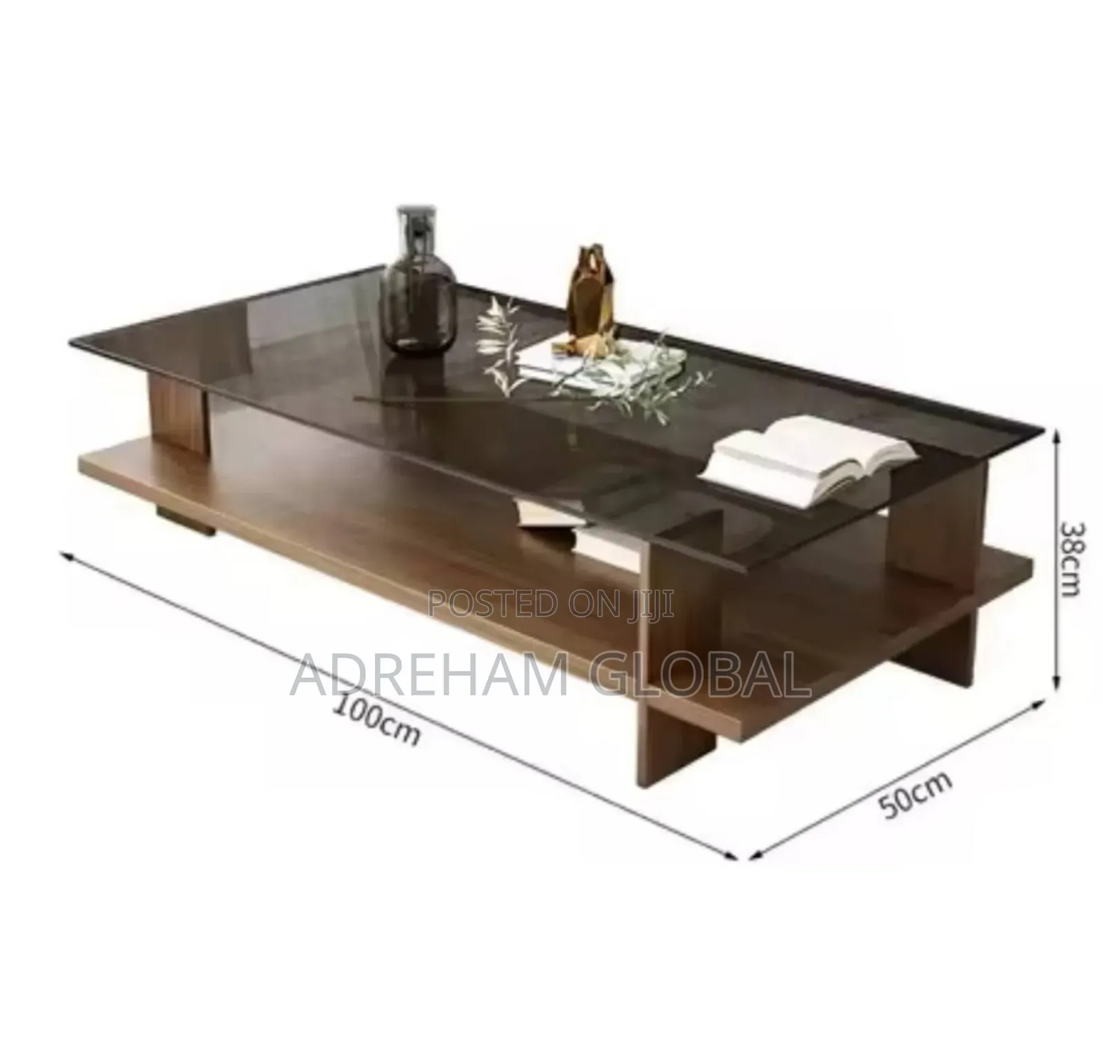 Transparent Glass Nordic Coffee Table Corner Unique Table Aesthetic