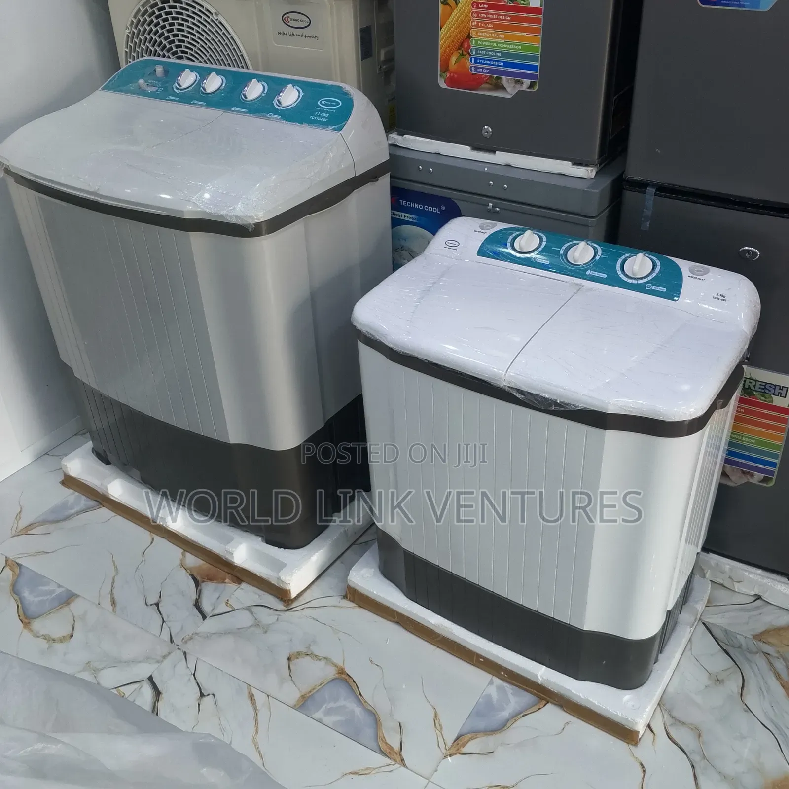 Tekno Cool Washing Machine Twin Tub 11 Kg.