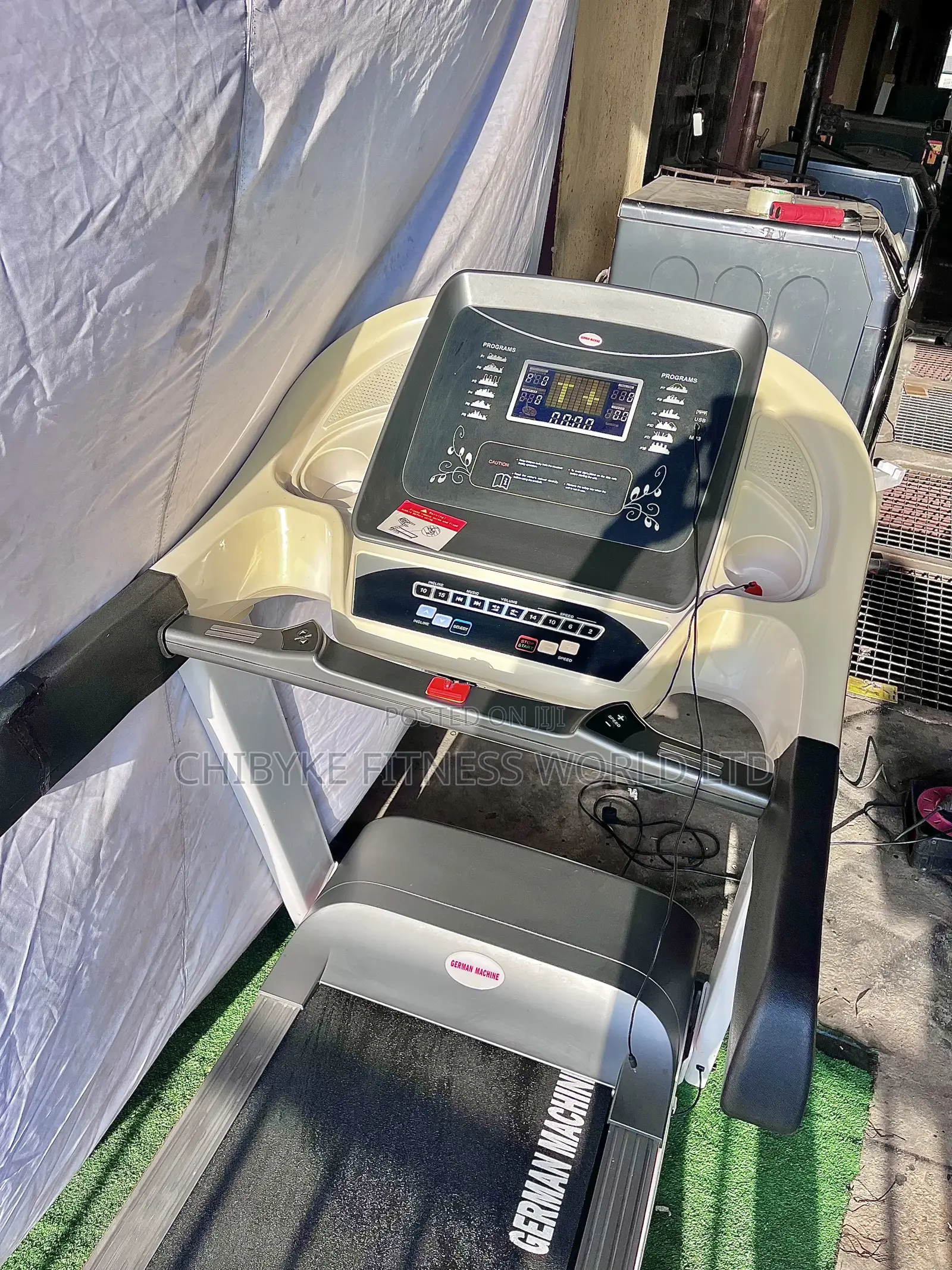 6hp German Commercial Treadmill With Auto Inline and Usb
