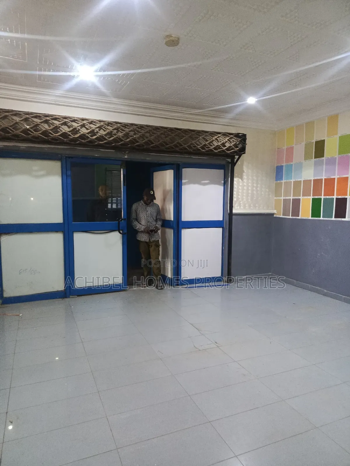 A Spacious Shop With Toilet for Commercial Use