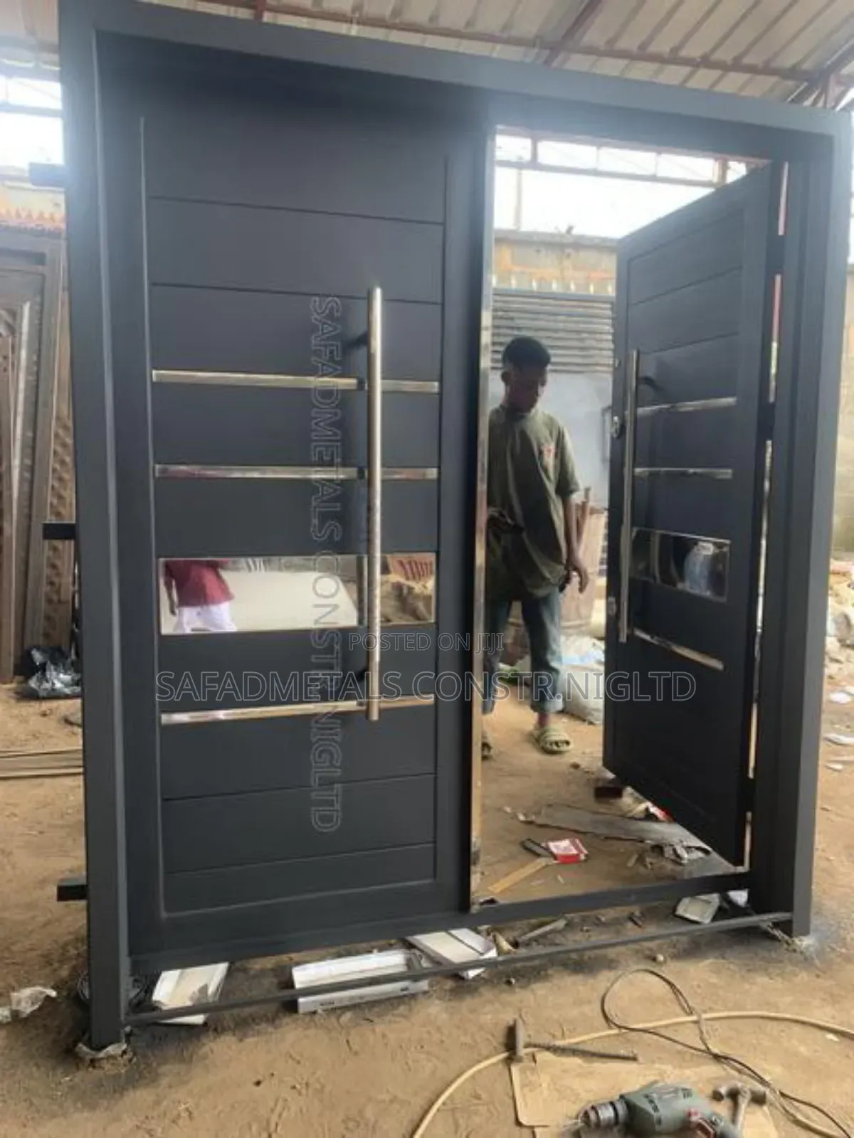 6ft Bullet Proof Door With Stainless
