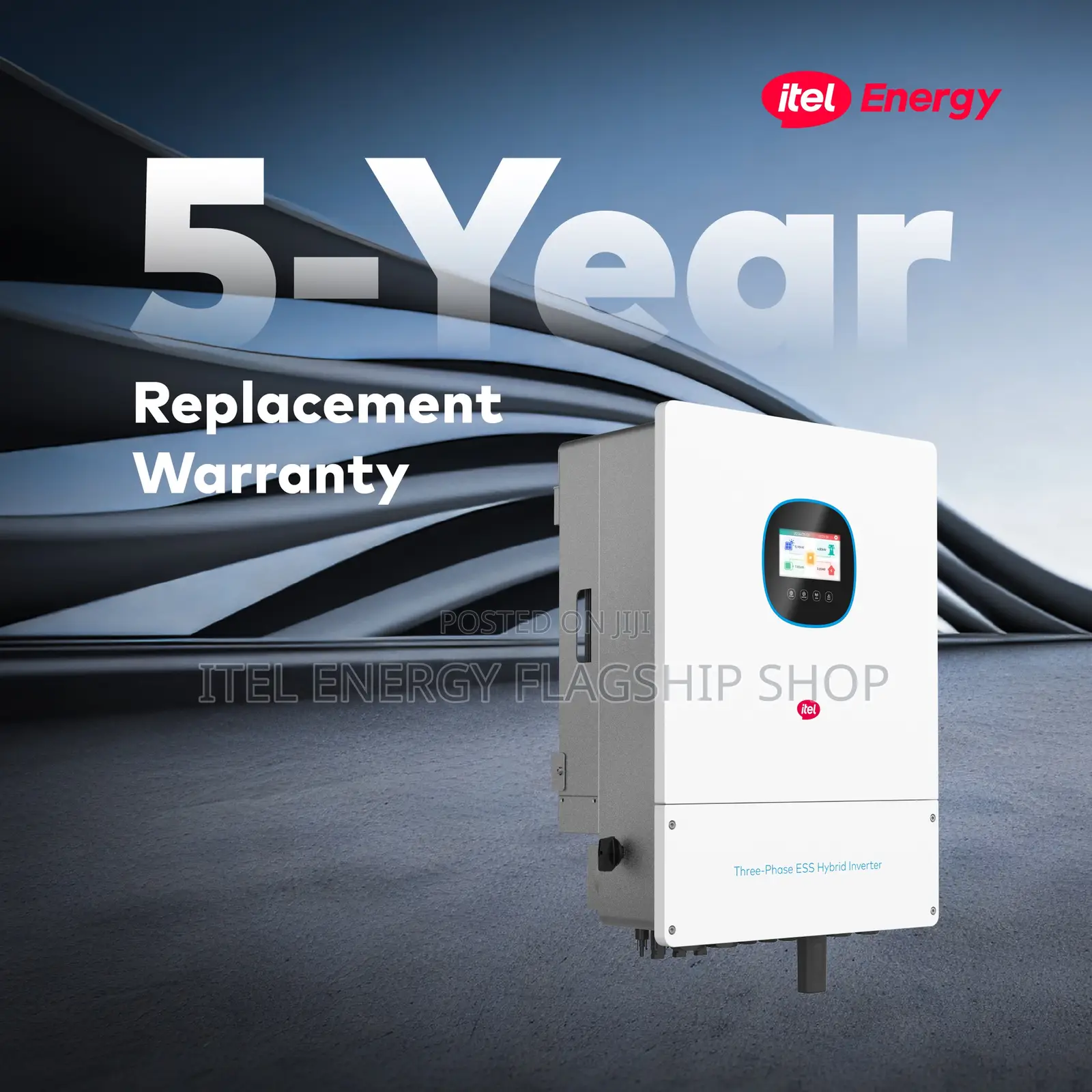 Itel Energy 8kw 3-Phase Hybrid Solar Inverter