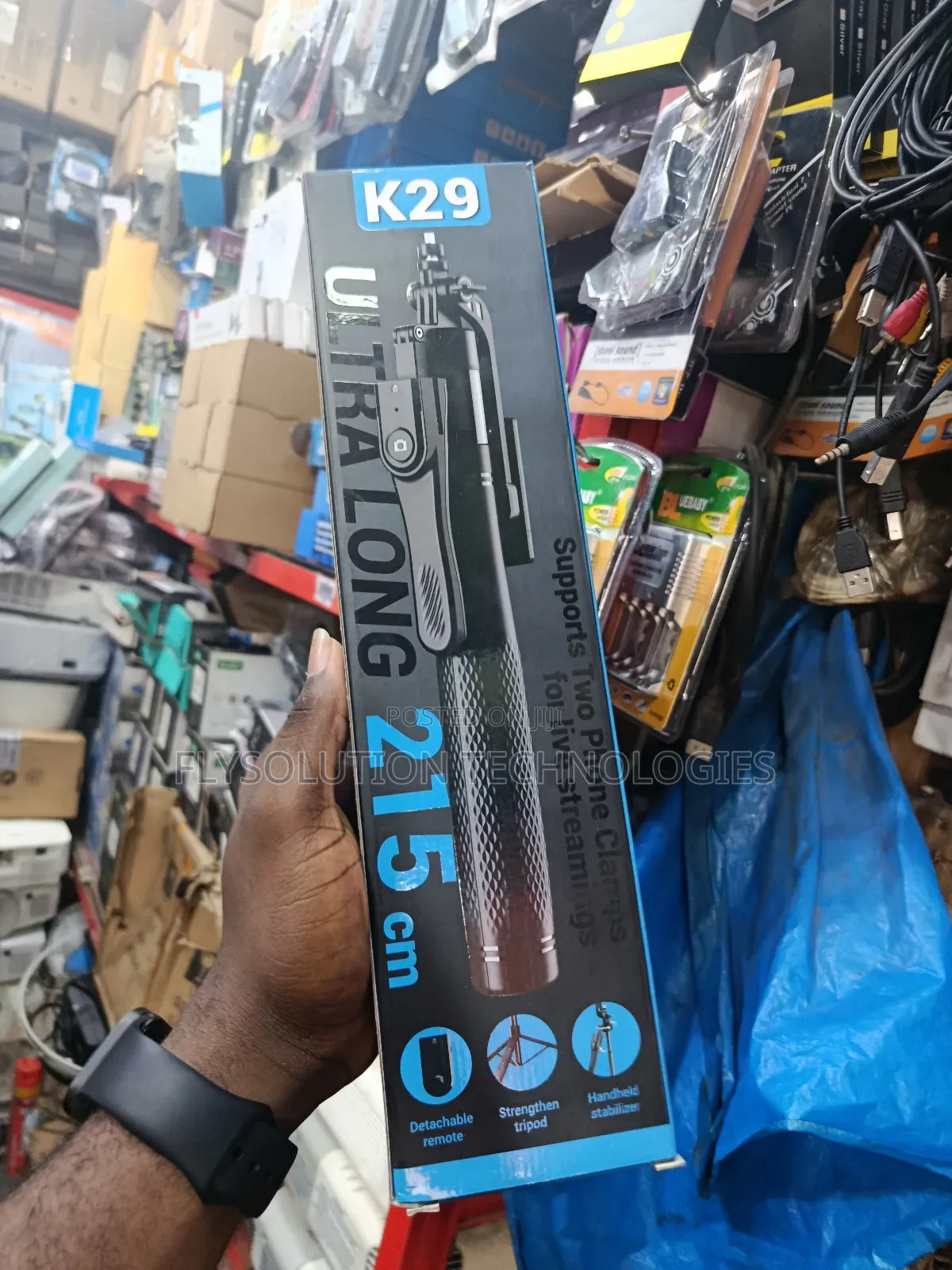  Ultra Long Tripod Stand Handheld Selfie Stick Stabilizer