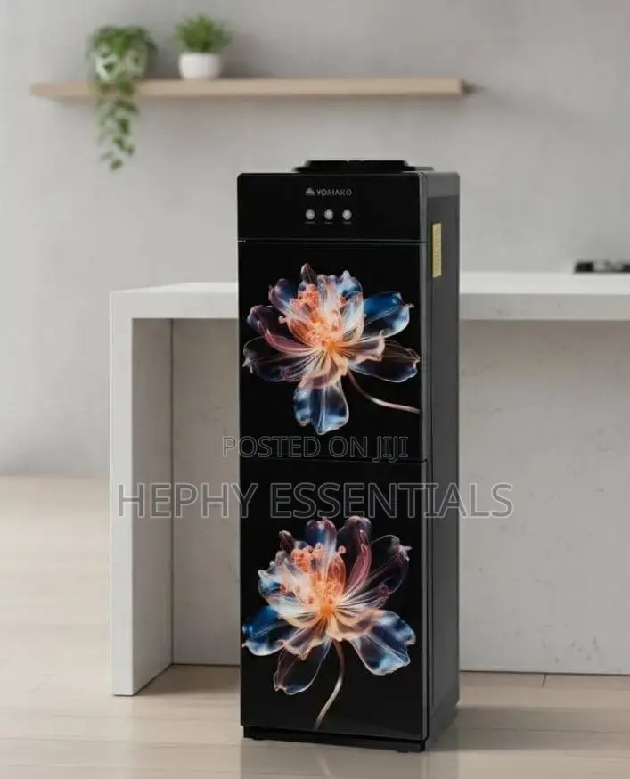 Yohako 3 in 1 Water Dispenser Hot Cold With Refrigerator