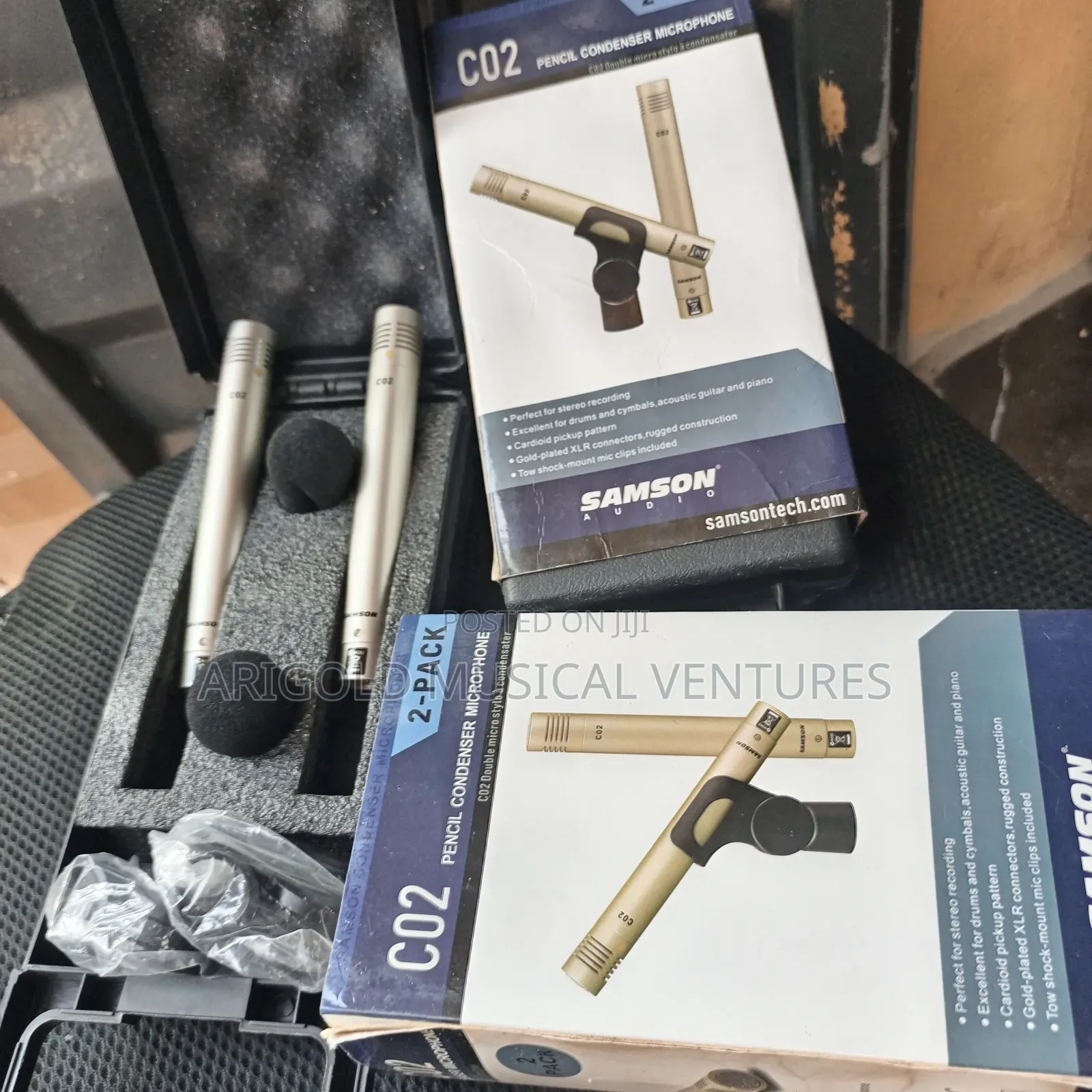 Original Professional Samson Condenser Microphone C02 Big Name