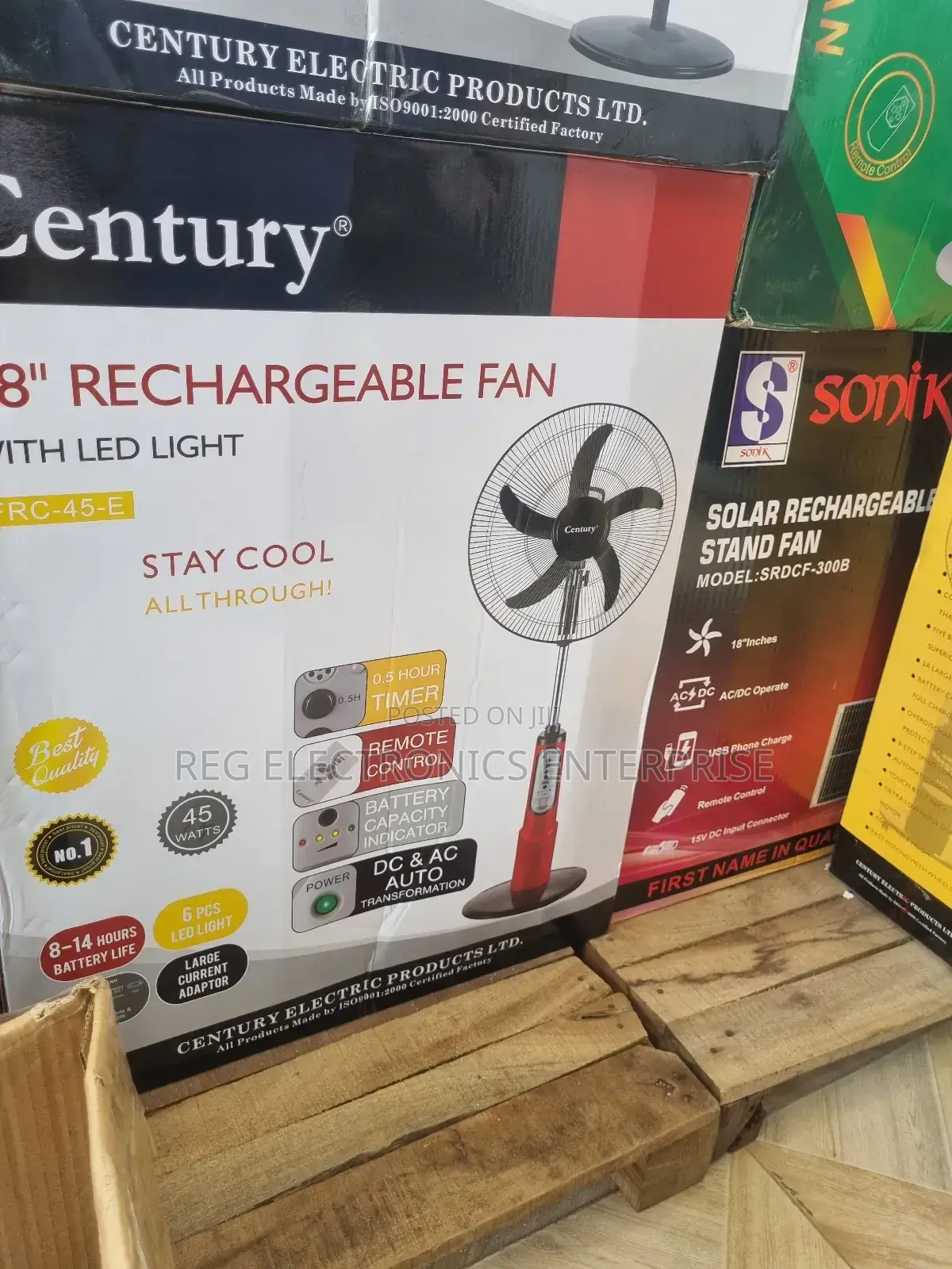 Century Rechargeable Fan 18 Inches