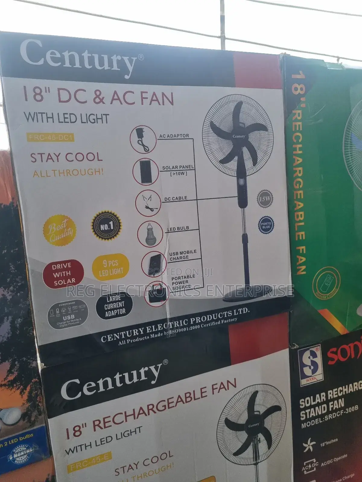 I Have the Century Ac Dc Rechargeable 18 Inches Fan