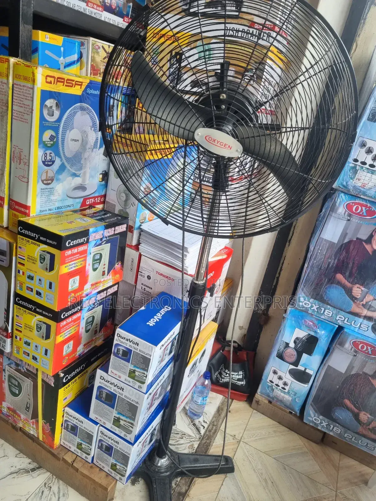 I Deal on Oxygen 20 Inches Standing Industrial Fan
