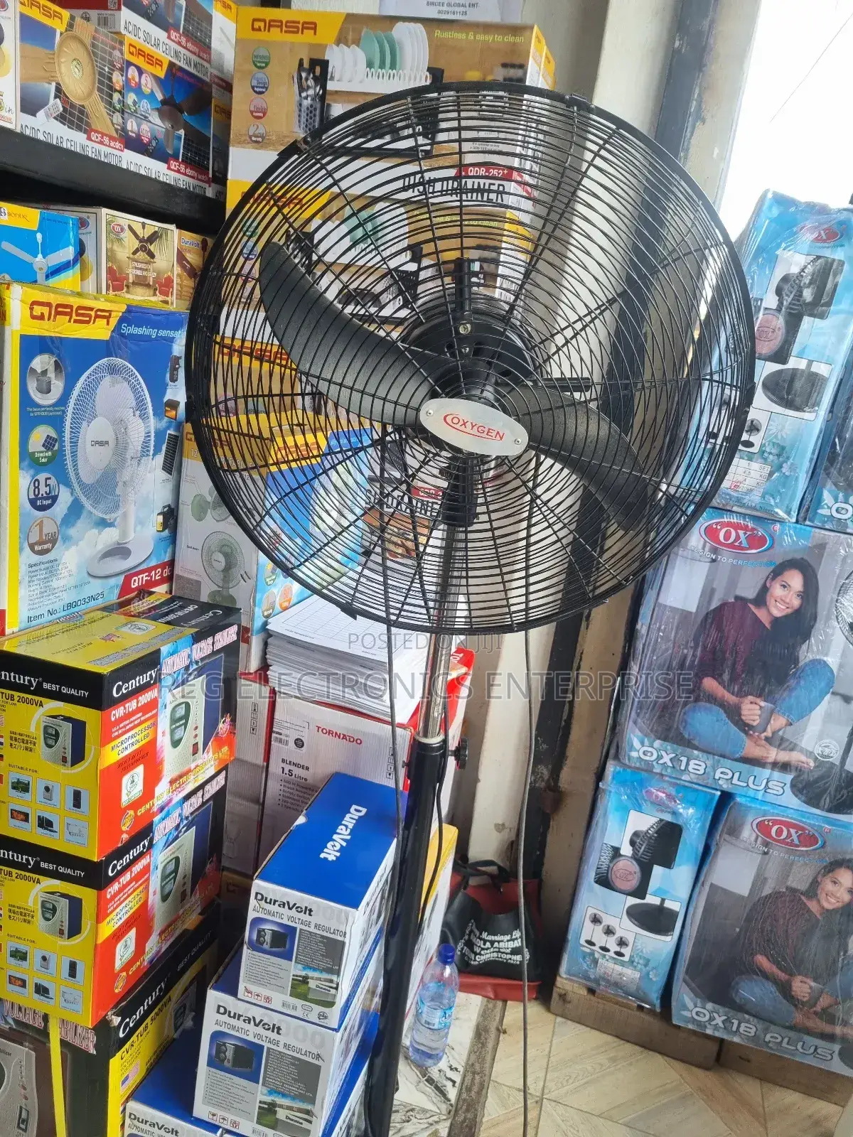 I Deal on Oxygen 20 Inches Standing Industrial Fan