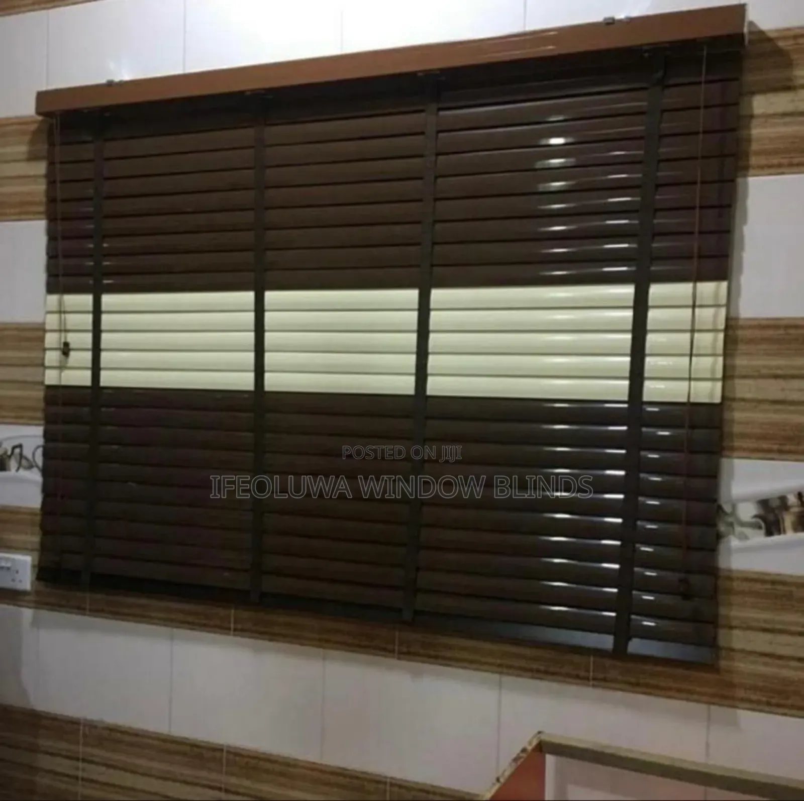 White and Black Stripes Day and Night Blinds