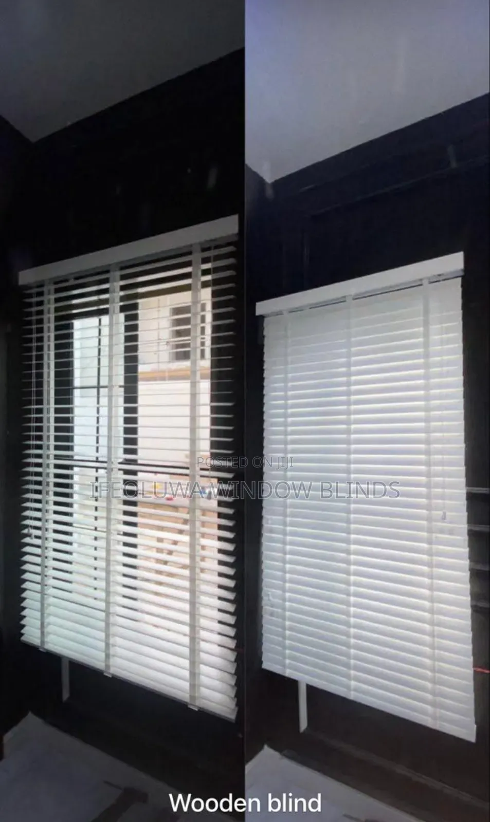 White and Black Stripes Day and Night Blinds