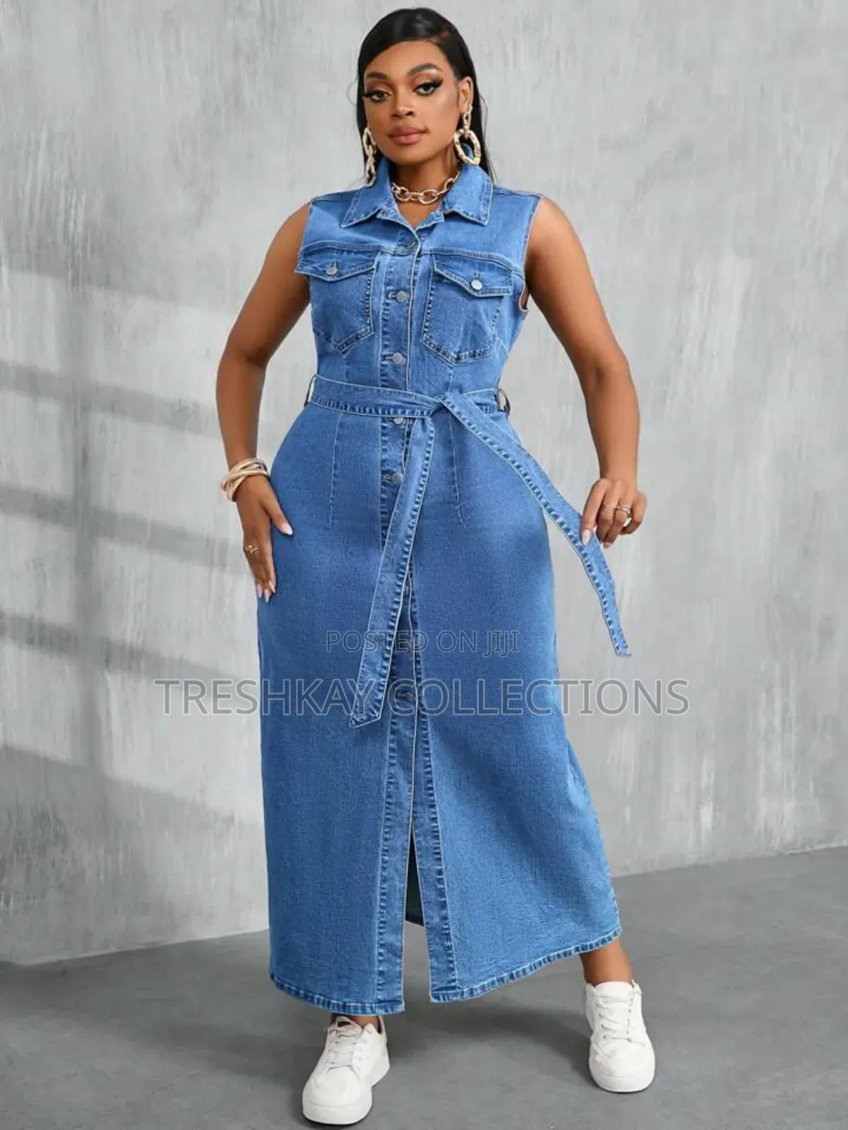 Luxury Denim Dress
