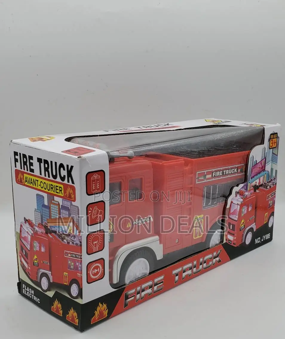Unique Fire Truck Kids Toy Ages 3+