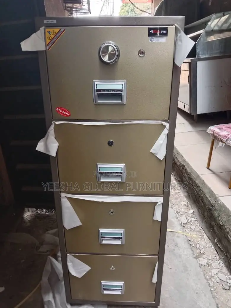 4 Door Heavy Steel Fire Proof Safe Guard