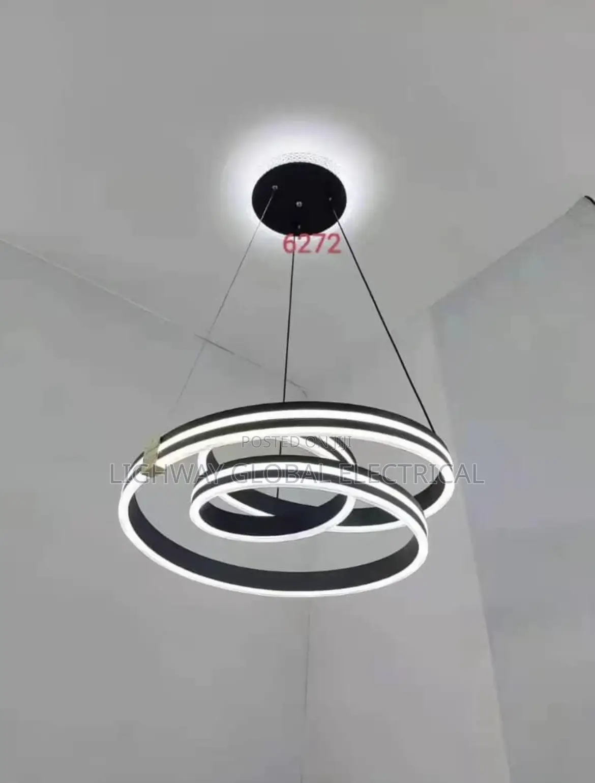 Coiling Led Chandelier
