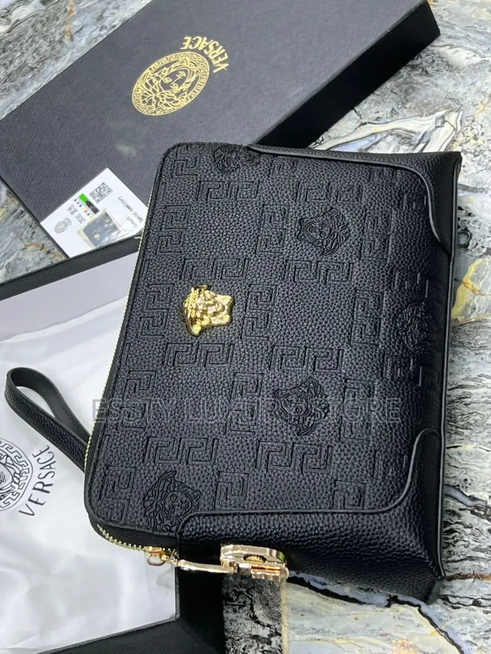 High Quality Luxury Veserace Men Purse