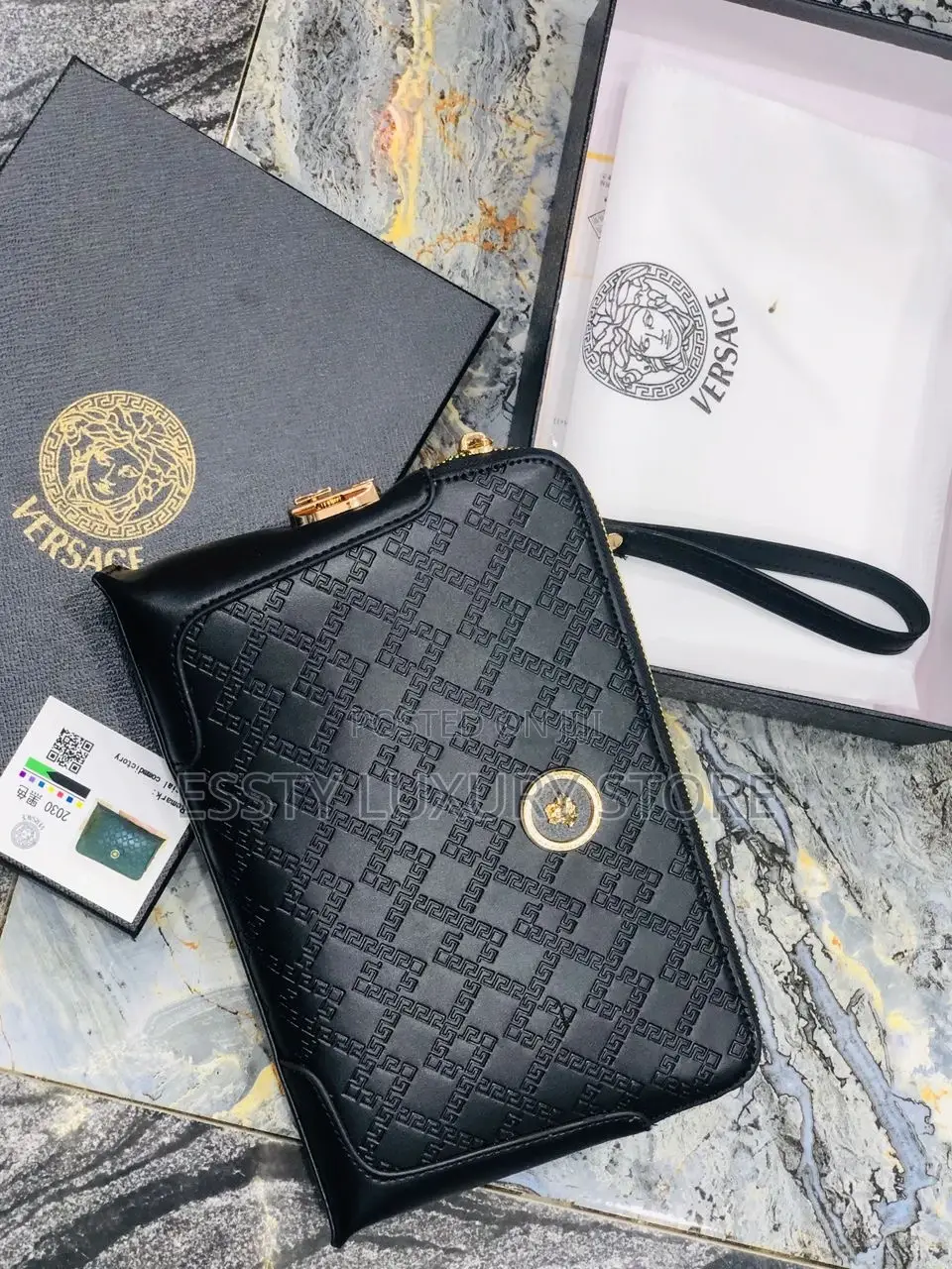 High Quality Luxury Veserace Men Purse