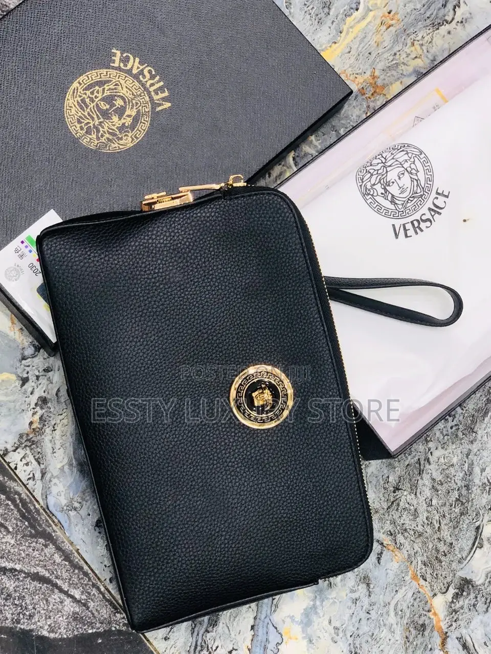 High Quality Luxury Veserace Men Purse