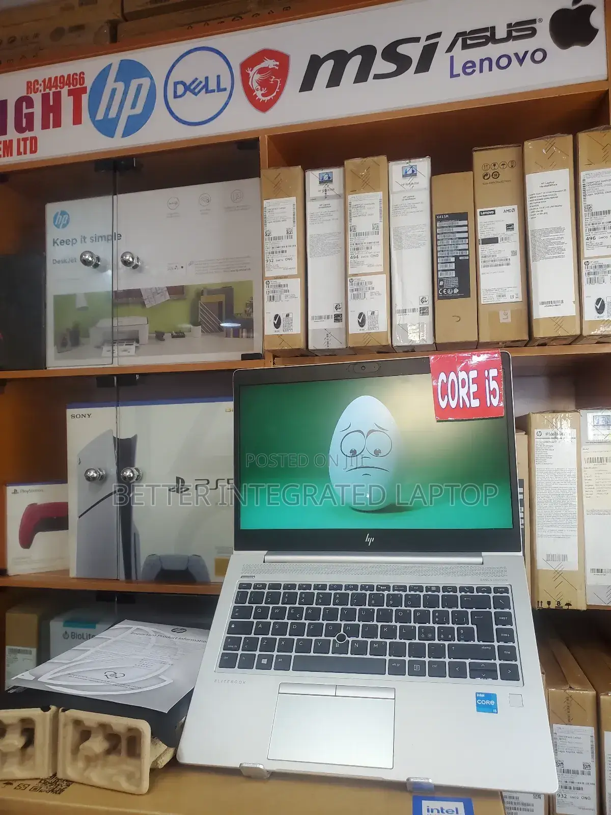 New Laptop HP ProBook 440 G6 8GB Intel Core i5 SSD 1T