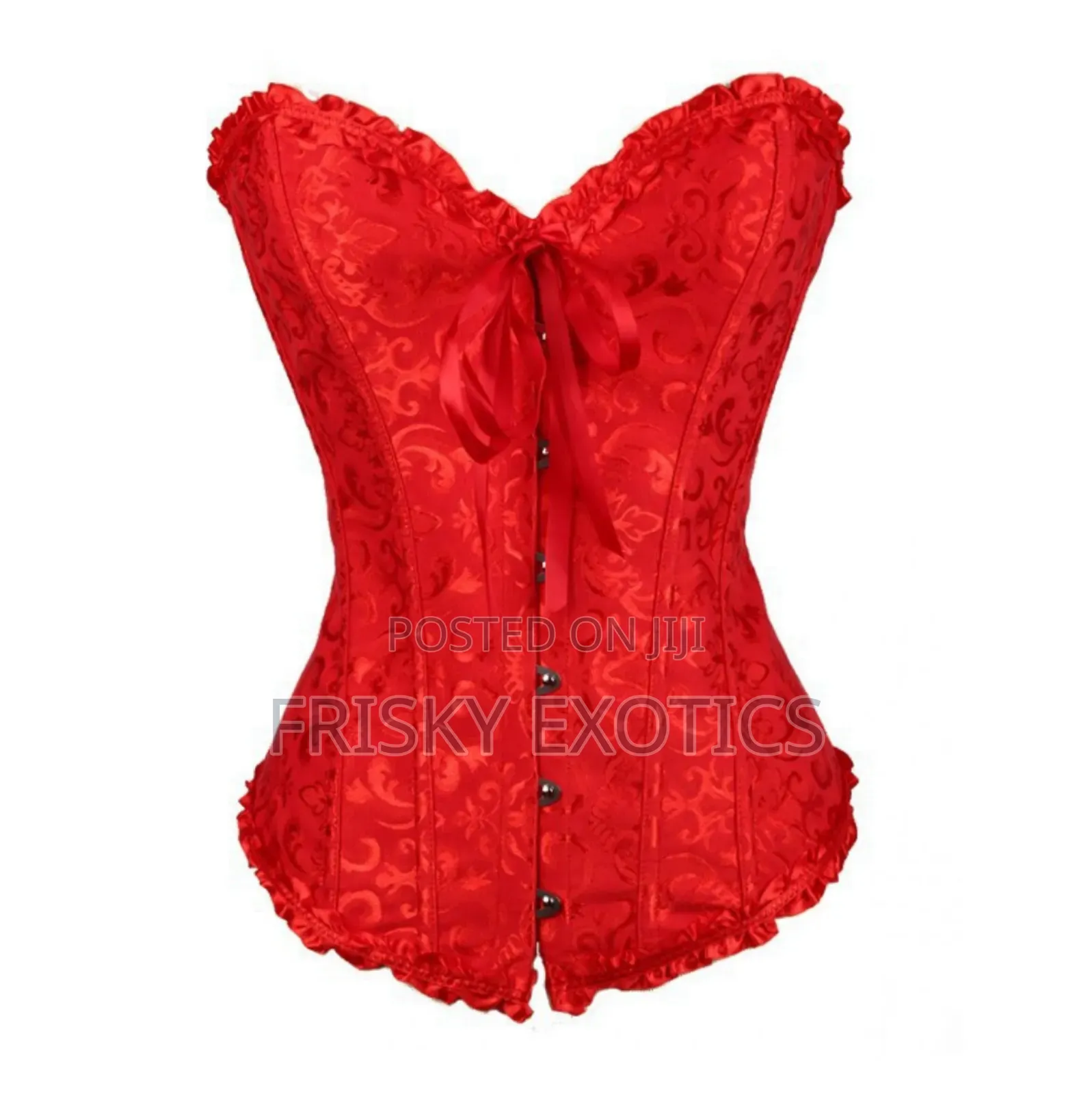 Red and Black Barbie Corset Costume