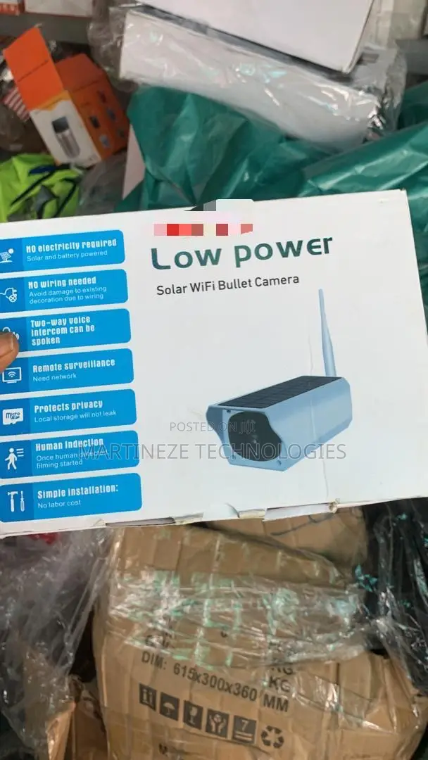 Low Power Solar Outdoor Wi-fi Camera