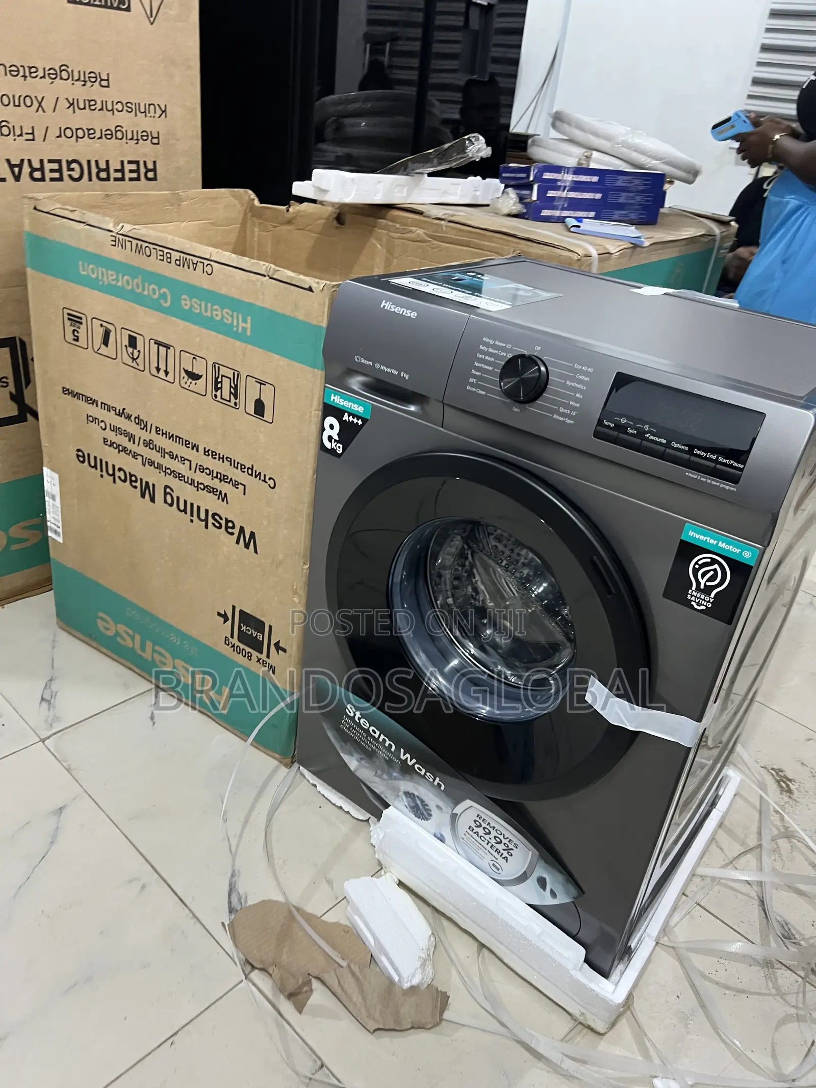 Hisense Inverter Front Load Washing Machine – Energy Efficient 8kg