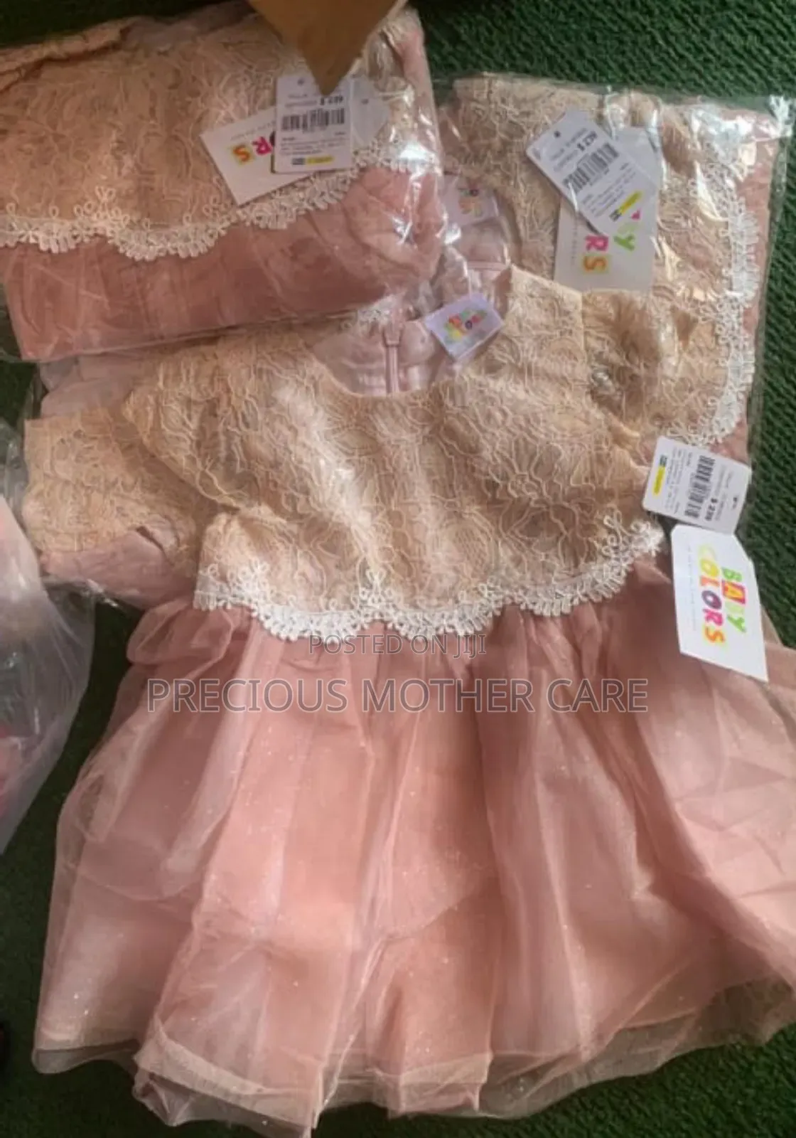 Baby Girl Ball Dress With Pant 2 Pics