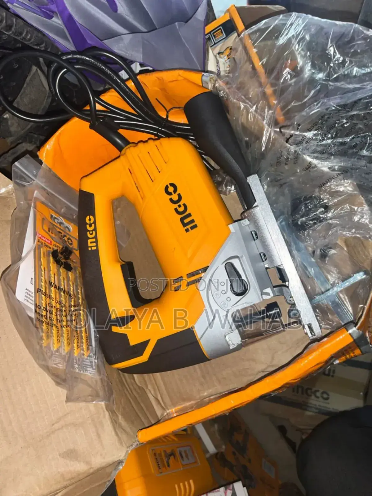 Ingco Jig Saw Machine 800w – Precision Cutting Tool for Wood Metal